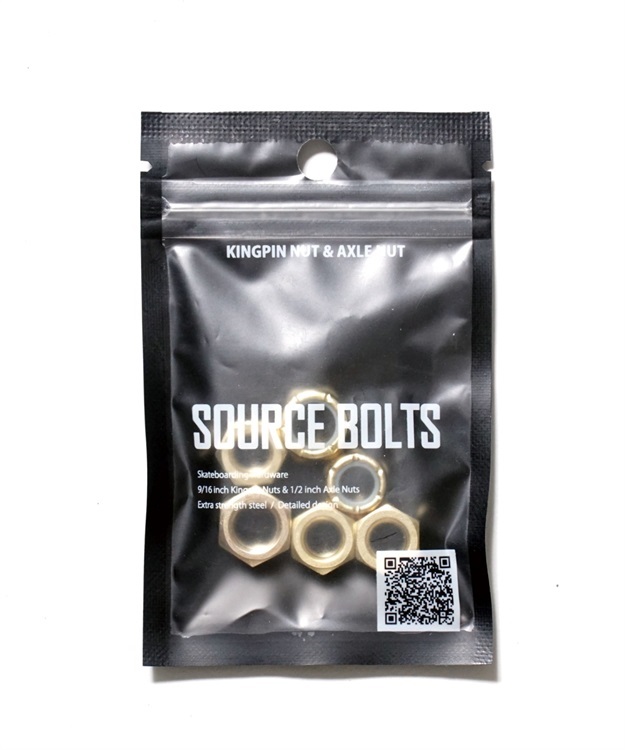 SOURCE BOLTS NUT SET(Gold-9/16_1/2)