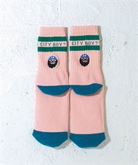 ARE YOU CITY BOY? SOX(PINK-22.5~27cm)