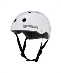 PRO SKATE HELMET (SWEAT LINER)(WHITE GLOSSY-L)