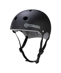 PRO SKATE HELMET (SWEAT LINER)(BLACK MATTE-S)