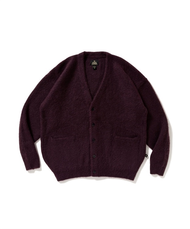 MOHAIR CARDIGAN KNIT(PURPLE-M)