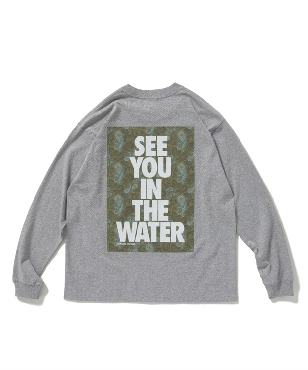 DARK PAISLEY SEE YOU IN THE WATER L/S T-SHIRT