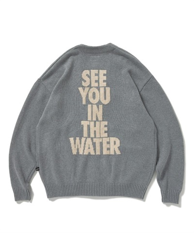 SEE YOU IN THE WATER COTTON CARDIGAN KNIT