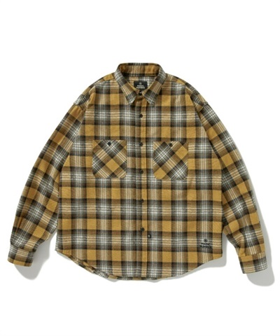 COTTON PLAID WORK SHIRT