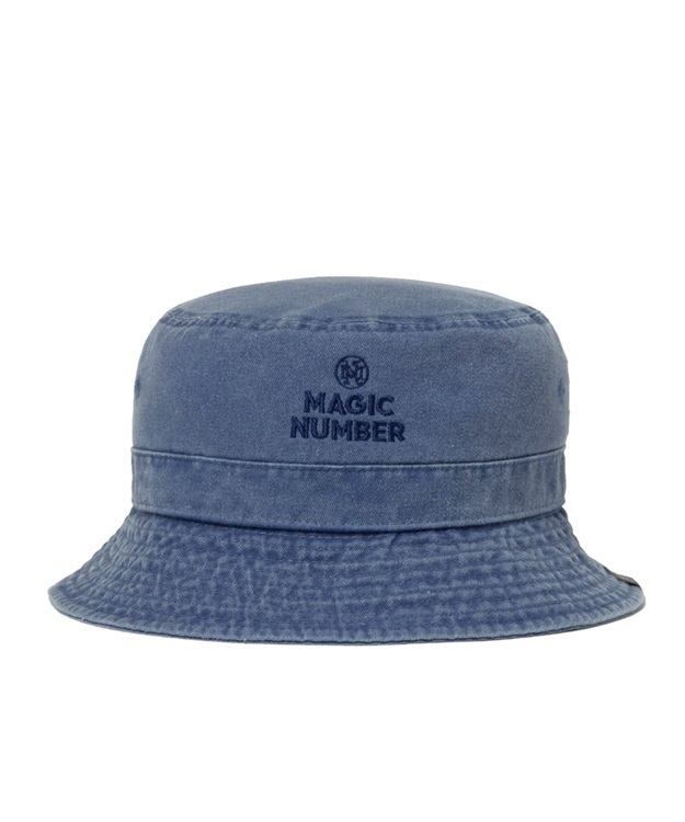 STOCK LOGO PIGMENT BUCKET HAT(NAVY-F)