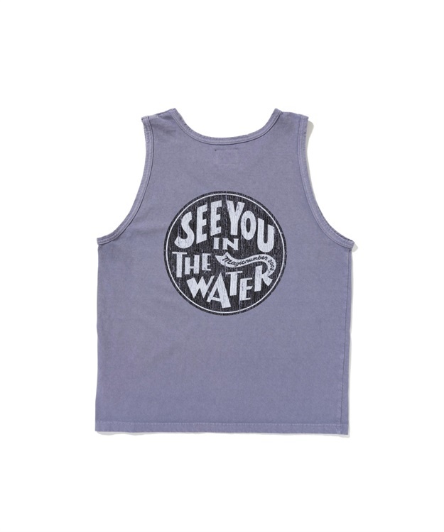 SEE YOU IN THE WATER XV US COTTON TANK(LIGHT CARBON-M)