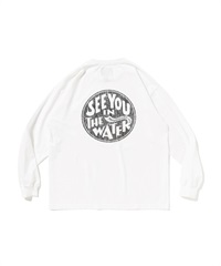 SEE YOU IN THE WATER XV US COTTON L/S T-SHIRT(WHITE-M)