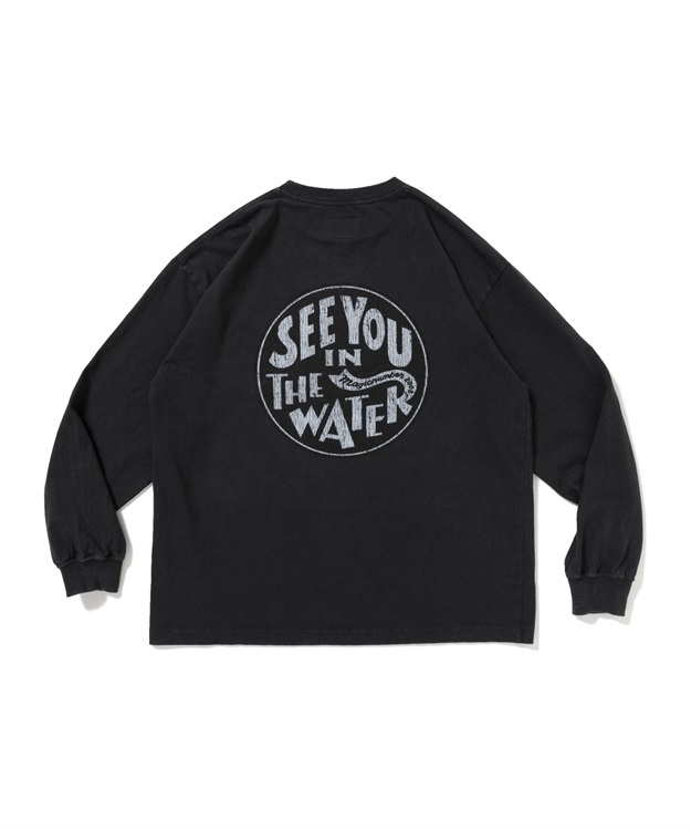 SEE YOU IN THE WATER XV US COTTON L/S T-SHIRT(BLACK-M)