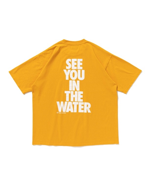SEE YOU IN THE WATER PIGMENT S/S T-SHIRT(CAMEL-M)