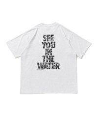 SEE YOU IN THE WATER PAISLEY S/S-SHIRT(ASH GREY×BLACK-M)