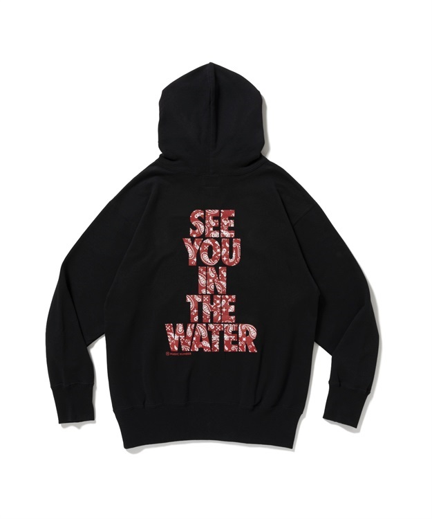 SEE YOU IN THE WATER PAISLEY HOOD SWEAT(BLACK-M)