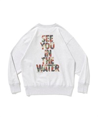 SEE YOU IN THE WATER CREW CAMO SWEAT(ASH GREY-M)