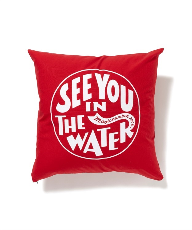 SEE YOU IN THE WATER XV CUSHION(RED-F)