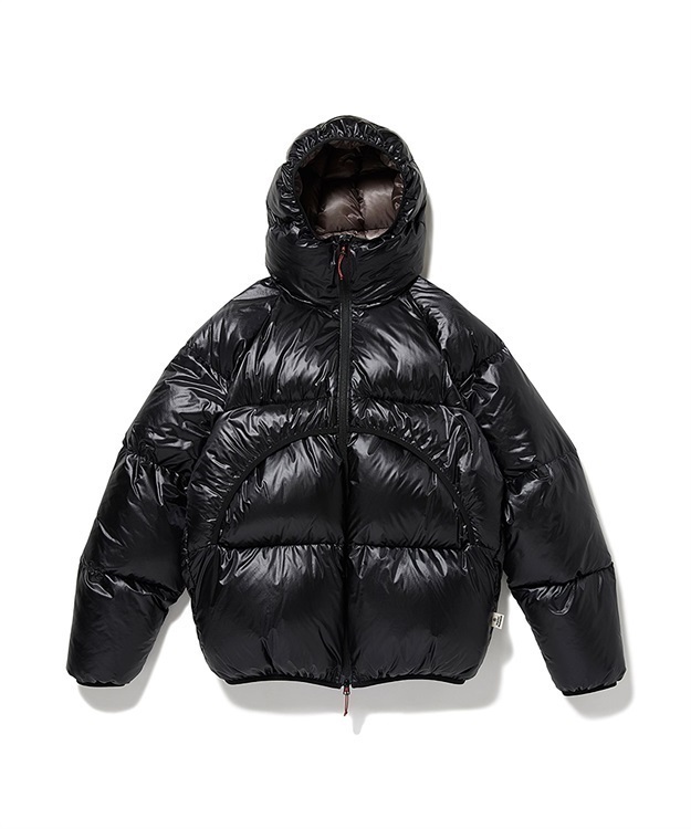 UNRETRO PUFFER DOWN JK(NANGA)(BLACK-M)