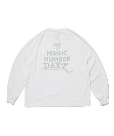 STOCKDAYZ US COTTON L/S T-SHIRT(WHITE-M)