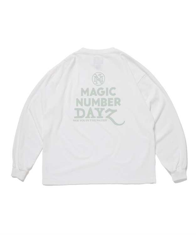 STOCKDAYZ US COTTON L/S T-SHIRT(WHITE-M)
