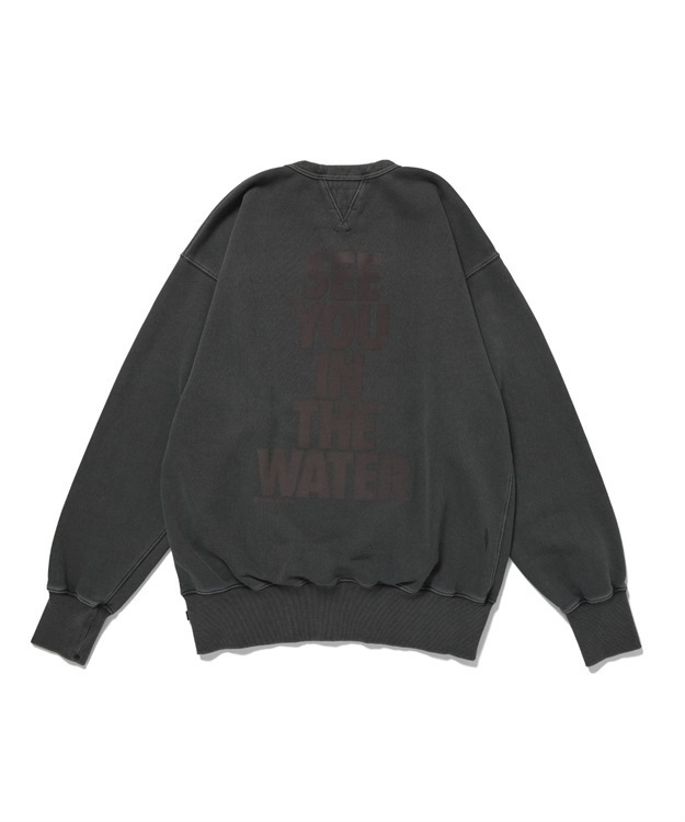 SEE YOU IN THE WATER PIGMENT CREW SWEAT(DK.GREY-M)