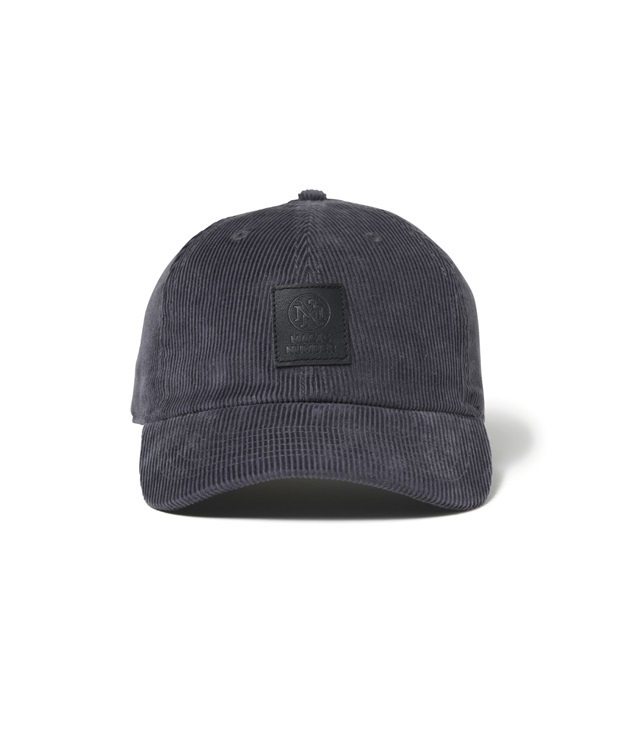 LEATHER PATCH CORDUROY LOW CAP(DK.GREY-F)