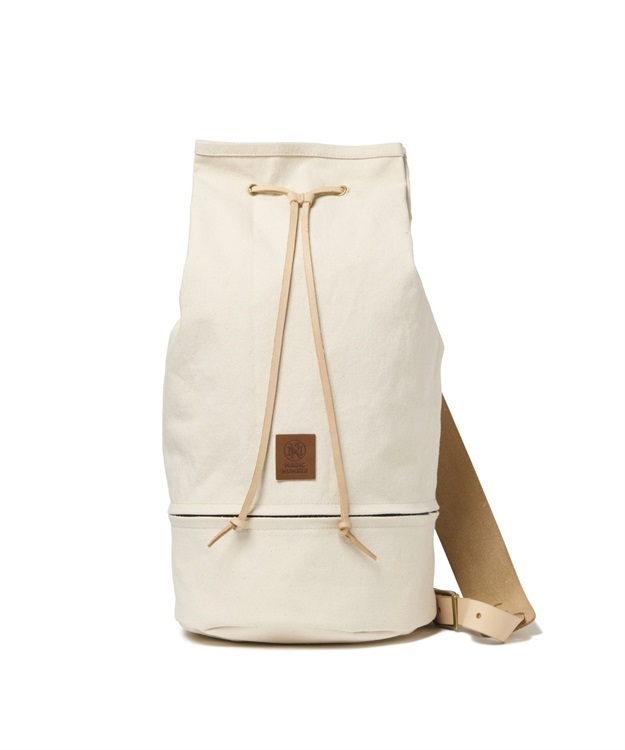ATELIER CHERRY CANBUS BARREL BAG(OFF WHITE-F)