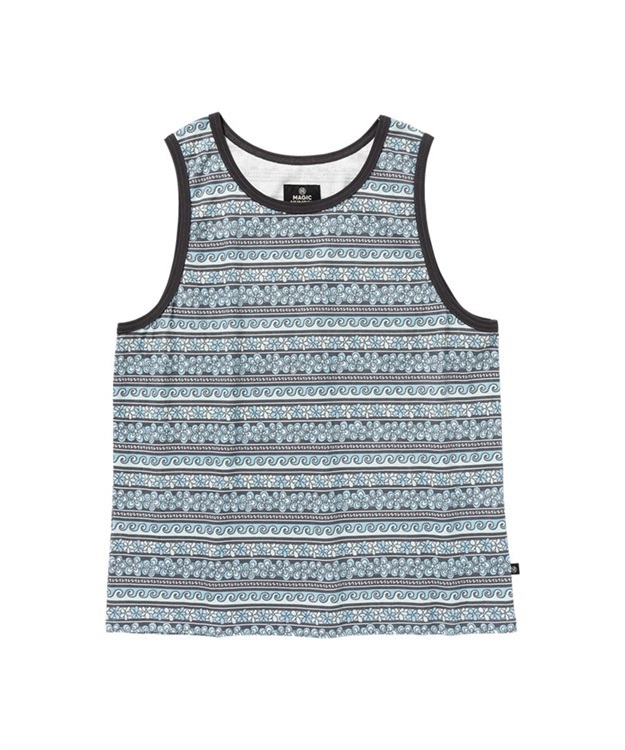 FLOWER BORDER TANK(BLUE-M)