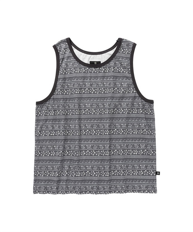 FLOWER BORDER TANK(BLACK-M)