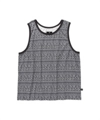 FLOWER BORDER TANK(BLACK-M)