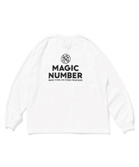 STOCK LOGO US COTTON L/S T-SHIRT(OFF WHITE-M)