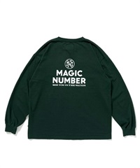 STOCK LOGO US COTTON L/S T-SHIRT(GREEN-M)