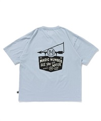 OLD SIGN T-SHIRT(BLUEGREY-M)