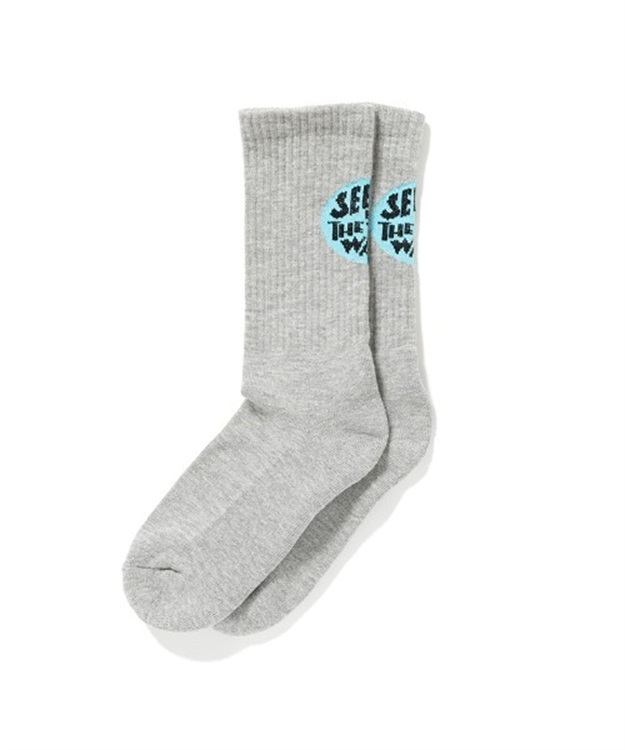 SEE YOU IN THE WATER XV SOCKS(H.GREY×BLUE-F)