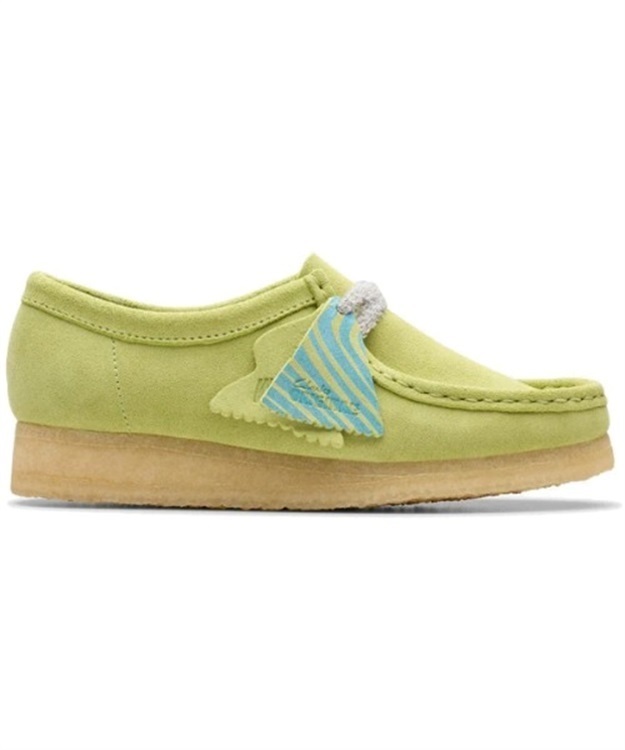 Wallabee(Pale Lime Suede-4)