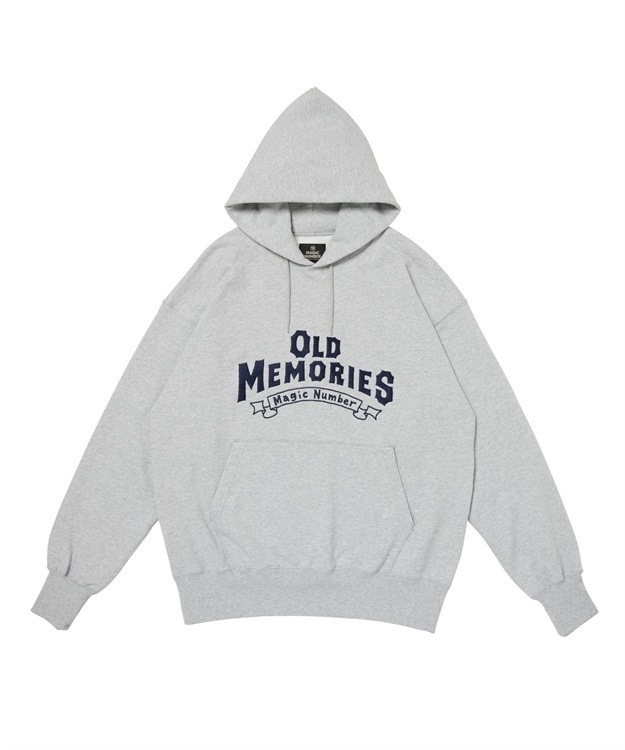 OLD MEMORIES HOOD SWEAT(ASH-M)