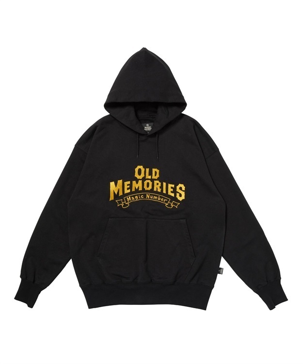 OLD MEMORIES HOOD SWEAT(BLACK-M)