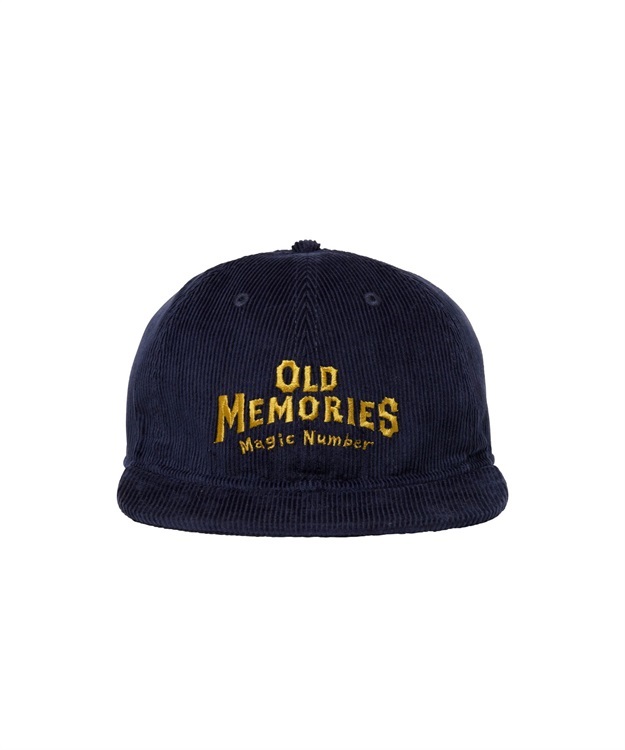 OLD MEMORIES CORDUROY LOW CAP(NAVY-FREE)