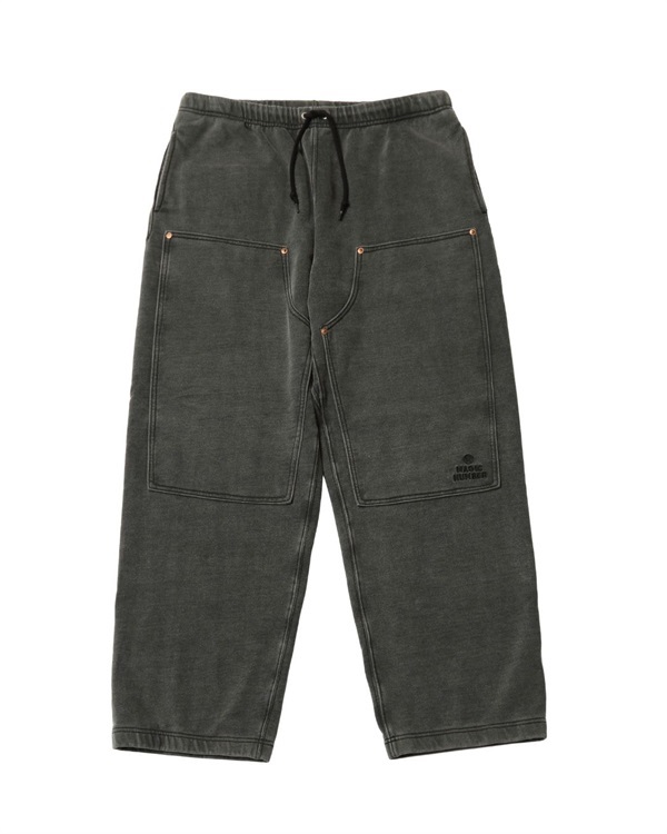 POWDER BLEACH SWEAT PANTS(BLACK-M)