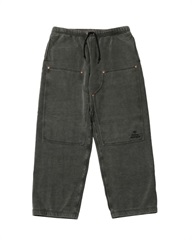 POWDER BLEACH SWEAT PANTS(BLACK-M)