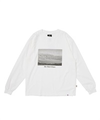 GOOD TIMES US COTTON L/S T-SHIRT(WHITE× BLACK-M)