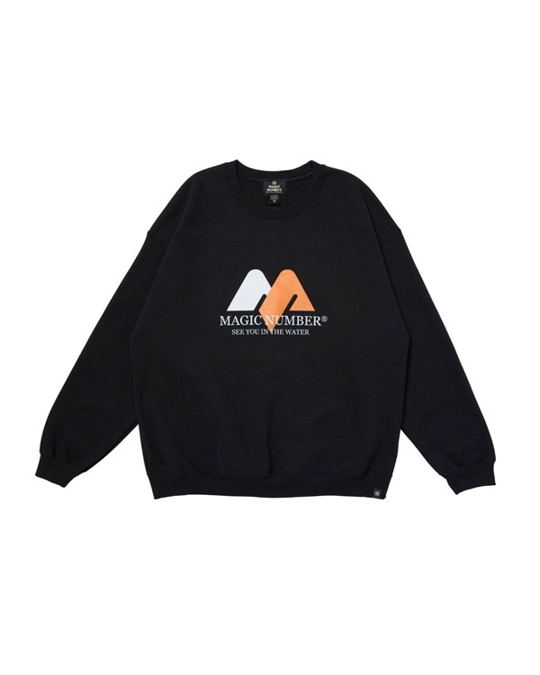 MN CORP CREW SWEAT(BLACK-M)