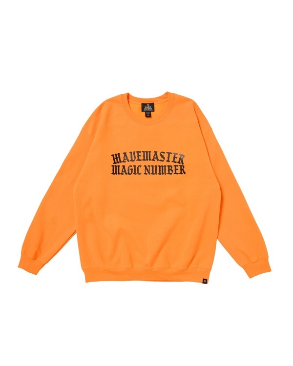WAVEMASTER CREW SWEAT(ORANGE-M)