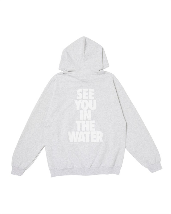 SEE YOU IN THE WATER HOOD SWEAT(ASH-M)