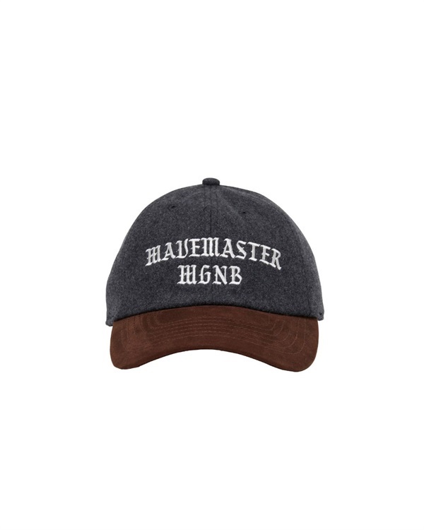 WAVEMASTER WOOL SUEDE LOW CAP(CHARCOAL×BROWN-F)