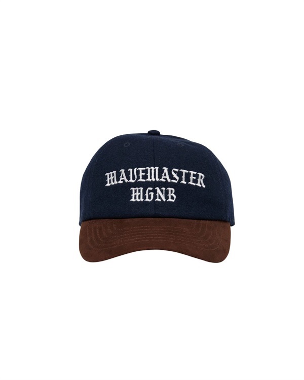 WAVEMASTER WOOL SUEDE LOW CAP(NAVY×BROWN-F)