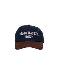 WAVEMASTER WOOL SUEDE LOW CAP(NAVY×BROWN-F)