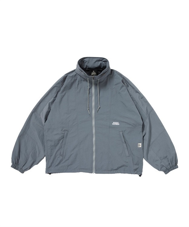 RETRO NYLON TRACK JK(GREY-M)