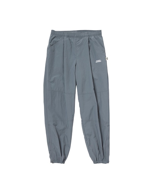 RETRO NYLON TRACK PANTS(GREY-M)