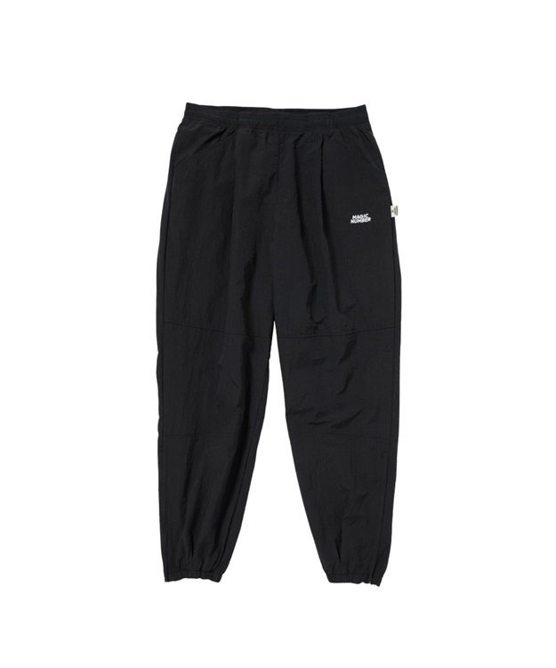 RETRO NYLON TRACK PANTS(BLACK-M)