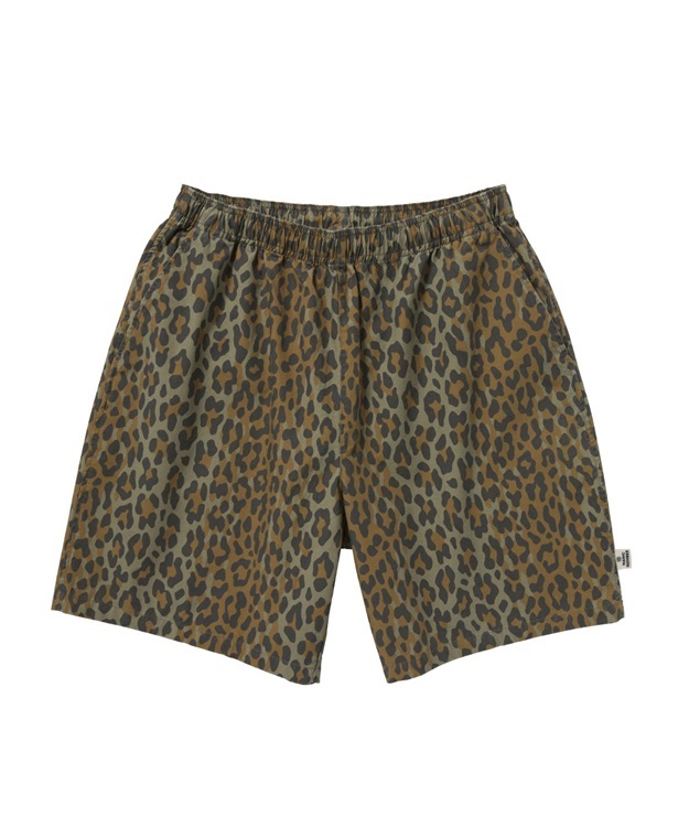 COTTON RIP LEOPARD BEACH PANTS