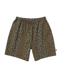 COTTON RIP LEOPARD BEACH PANTS(BROWN-M)