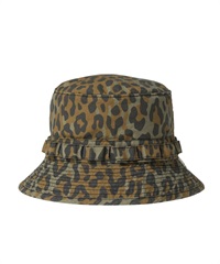 COTTON RIP LEOPARD JUNGLE HAT(BROWN-F)