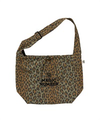 COTTON RIP LEOPARD TOTE BAG(BROWN-F)